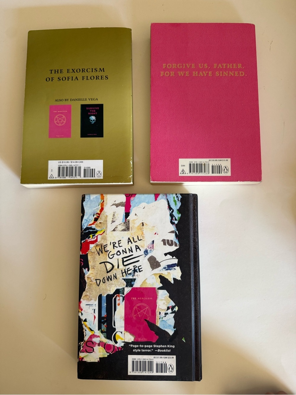 Danielle Vega Book Bundle The Merciless 1-2, Survive The Night Books Used - Picture 2 of 9